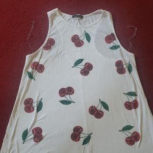 Cherry Print Tank from local boutique